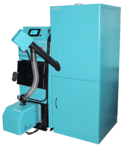 Granulu apkures katli Centrometal EKO CK-P +Cm Pelet-seti 14-90kW