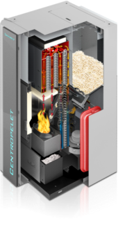 Granulu apkures katli CentroPelet ZVB 16-32kW