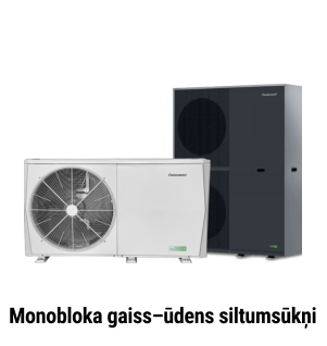 > Kamīni un krāsns Monobloka gaiss–ūdens siltumsūkņi